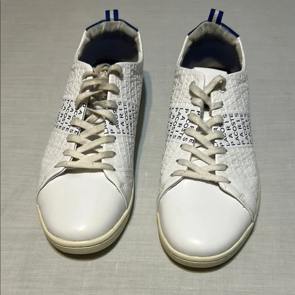 Lacoste White Sneakers with Perforated Leather and Minimalist Design - Picture 3 of 8